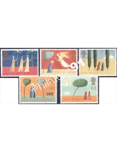 Grande-Bretagne, n° 1920 à 1924, collection timbre Europe