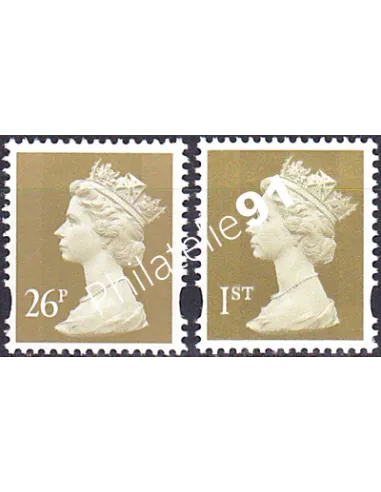 Grande-Bretagne, n° 1953 à 1954 collection timbre Europe