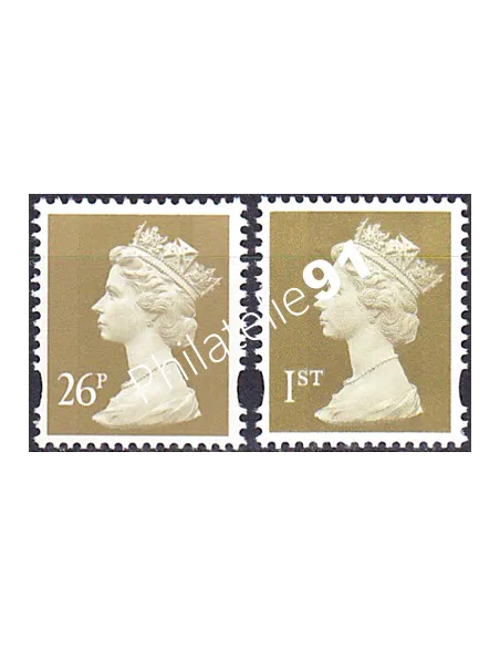 Grande-Bretagne, n° 1953 à 1954 collection timbre Europe