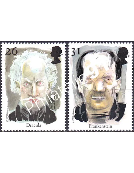 Grande-Bretagne, n° 1957 à 1958, collection timbre Europe