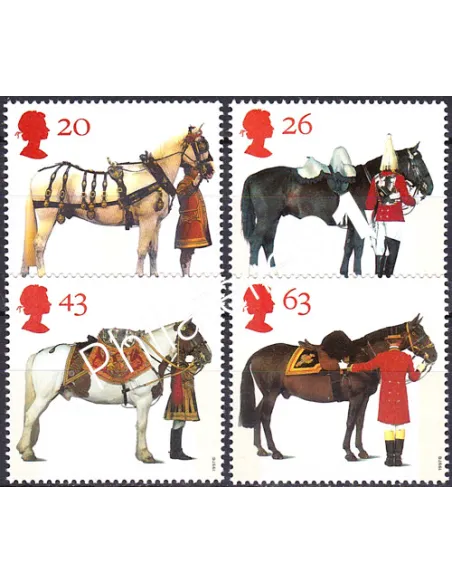 Grande-Bretagne, n° 1972 à 1975, collection timbre Europe