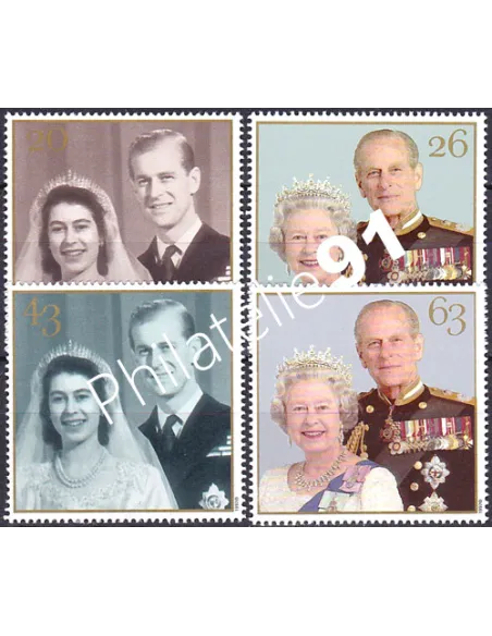 Grande-Bretagne, n° 2007 à 2010, collection timbre Europe