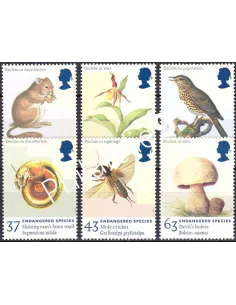 Grande-Bretagne, n° 2011 à 2016, collection timbre Europe