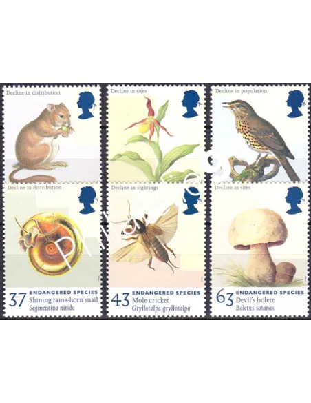 Grande-Bretagne, n° 2011 à 2016, collection timbre Europe