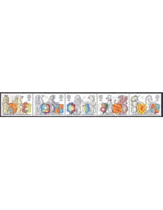 Grande-Bretagne, n° 2022 à 2026, Bande, collection timbre Europe