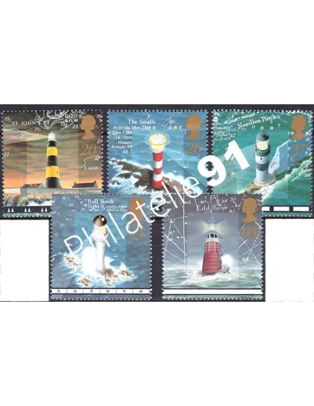 Grande-Bretagne, n° 2031 à 2035, collection timbre Europe