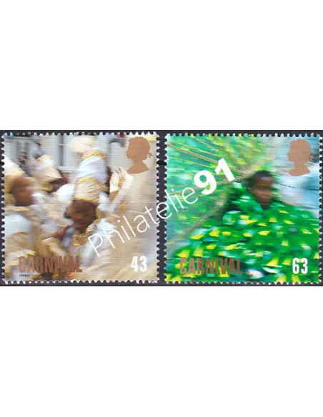 Grande-Bretagne, n° 2054 à 2055, collection timbre Europe