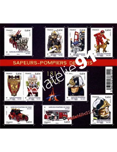 Feuille n° 4582, collection timbres France