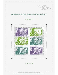 PA n°   86 ** - Feuille - Poste Aérienne - Antoine de Saint-Exupéry - 1900-1944