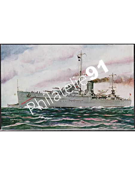 Carte postale - Croiseur - H.M.S. NEPTUNE- - Flotte anglaise 39/