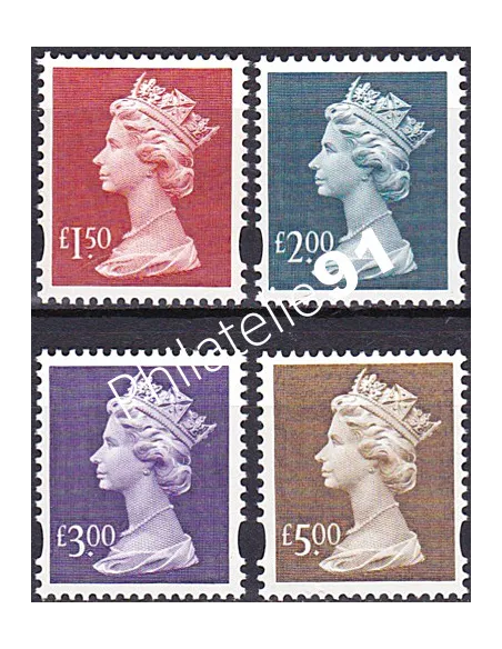 Grande-Bretagne, n° 2083 à 2086 collection timbre Europe