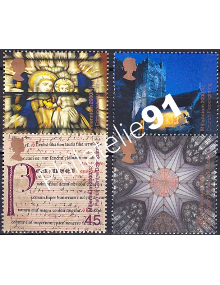 Grande-Bretagne, n° 2207 à 2210, collection timbre Europe