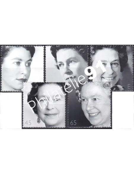 Grande-Bretagne, n° 2301 à 2305 collection timbre Europe