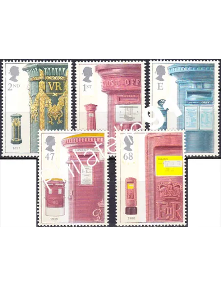 Grande-Bretagne, n° 2373 à 2377, collection timbre Europe