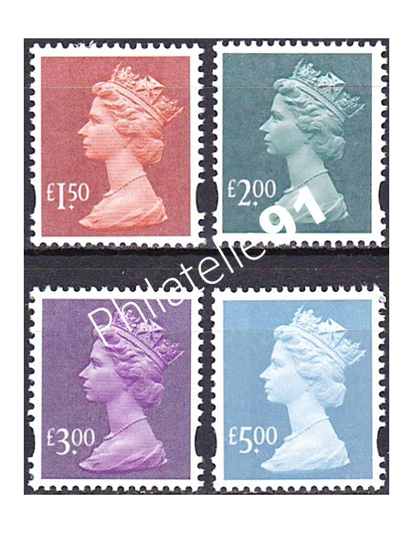 Grande-Bretagne, n° 2458 à 2461 collection timbre Europe