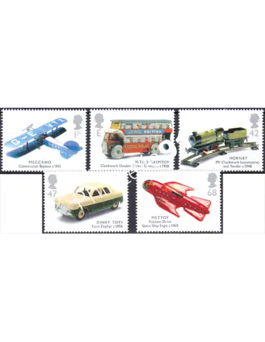 Grande-Bretagne, n° 2474 à 2478, collection timbre Europe