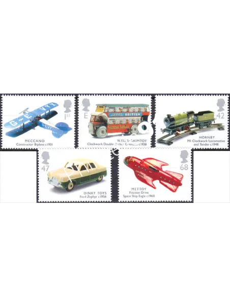 Grande-Bretagne, n° 2474 à 2478, collection timbre Europe