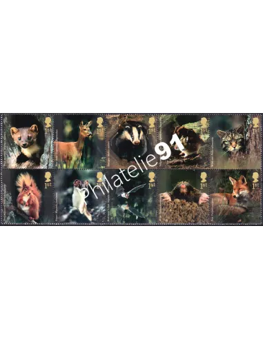 Grande-Bretagne, n° 2578 à 2587, Bande, collection timbre Europe