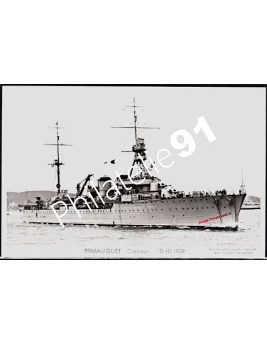 Carte postale - Croiseur -PRIMAUGUET- (1) - Flotte française 39/