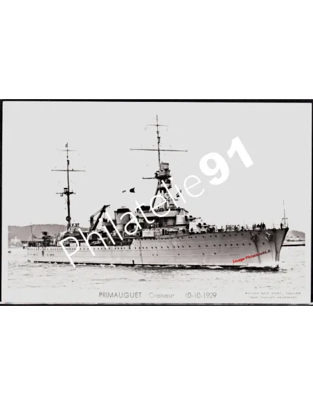 Carte postale - Croiseur -PRIMAUGUET- (1) - Flotte française 39/