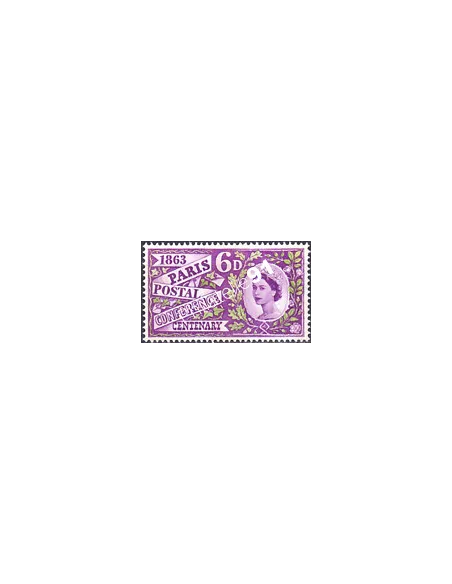 Grande-Bretagne, n° 372, avec phosphore, collection timbre Europe