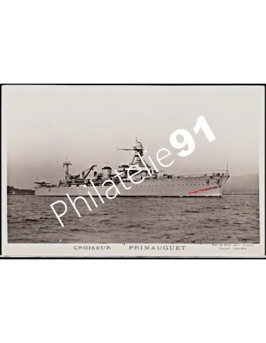 Carte postale - Croiseur -PRIMAUGUET- (3) - Flotte française 39/