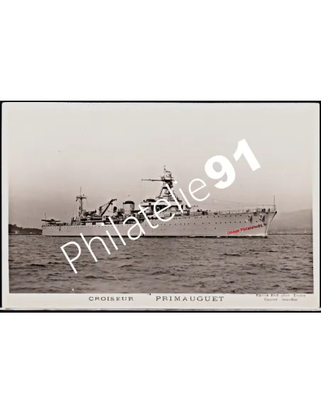 Carte postale - Croiseur -PRIMAUGUET- (3) - Flotte française 39/