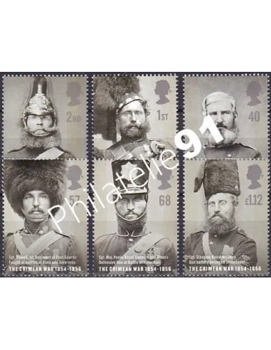 Grande-Bretagne, n° 2588 à 2593, collection timbre Europe