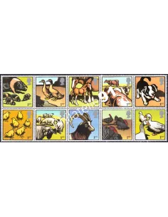 Grande-Bretagne, n° 2606 à 2615, Bande, collection timbre Europe