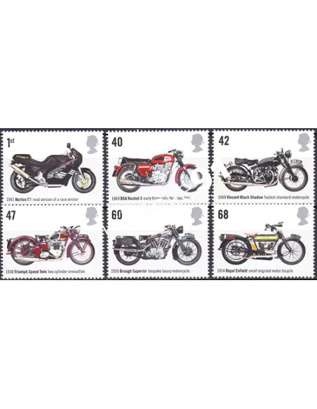 Grande-Bretagne, n° 2661 à 2666 collection timbre Europe