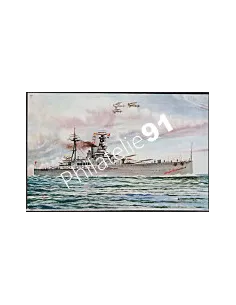Carte postale - Croiseur -H.M.S. ROYAL OAK- - Flotte anglaise 39