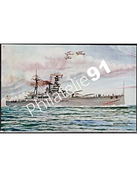 Carte postale - Croiseur -H.M.S. ROYAL OAK- - Flotte anglaise 39