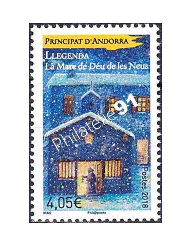 Andorre Français n° 809, collection timbres Europe