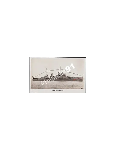 Carte postale - Croiseur -H.M.S. SOUTHAMPTON- - Flotte anglaise