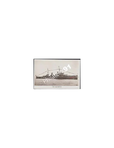 Carte postale - Croiseur -H.M.S. SOUTHAMPTON- - Flotte anglaise