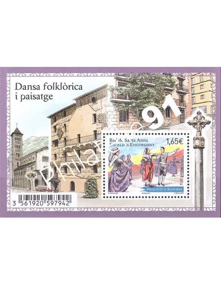 Andorre Français Feuille n° F757, collection timbres Europe