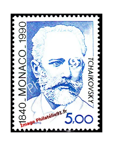 Timbre de MONACO n° 1746 - Piotr Ilitch Tchaïkovsky