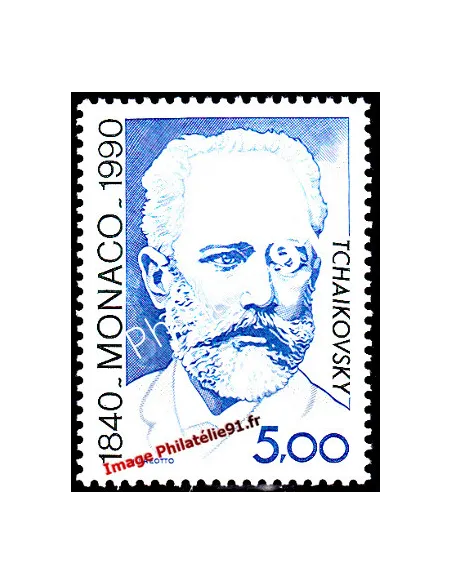 Timbre de MONACO n° 1746 - Piotr Ilitch Tchaïkovsky