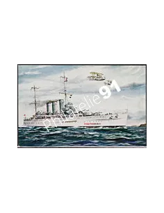 Carte postale - Croiseur - H.M.S. SUSSEX- - Flotte anglaise 39/4