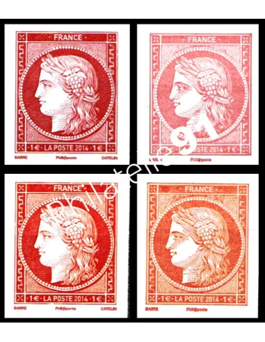 n° 4871-4874 - Série Cérès - Salon du timbre 2014  Collection Timbres France