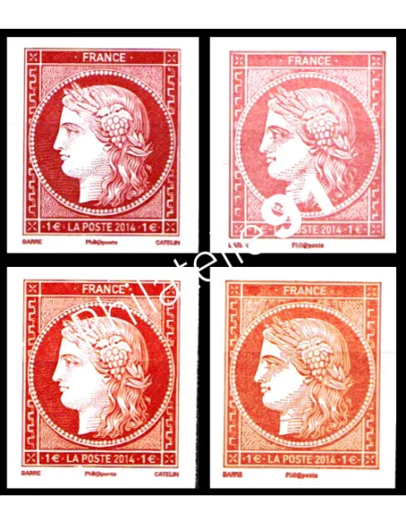 n° 4871-4874 - Série Cérès - Salon du timbre 2014  Collection Timbres France