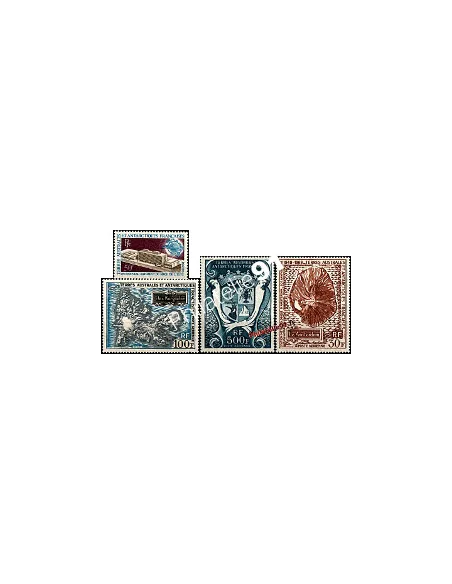 Timbres des T.A.A.F. - Année complète 1970 neuve (poste + poste aérienne)