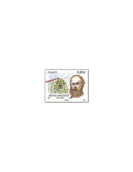 Timbre de France n° 4629 - Henri Mouhot (1826-1861)