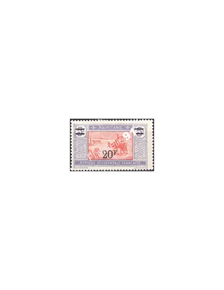 Timbre de Mauritanie n° 56 charnière, Timbres des Colonies Françaises