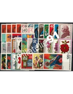 Allemagne RFA., Année complète timbres 1974, Collection timbres Europe