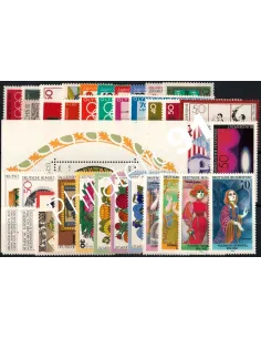 Allemagne RFA., Année complète timbres 1976, Collection timbres Europe