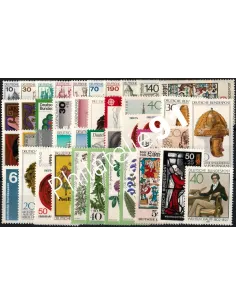 Allemagne RFA., Année complète timbres 1977, Collection timbres Europe