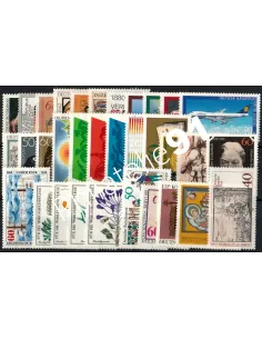 Allemagne RFA., Année complète timbres 1980, Collection timbres Europe