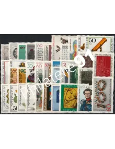 Allemagne RFA., Année complète timbres 1981, Collection timbres Europe