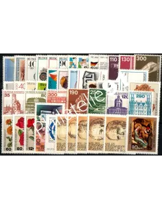 Allemagne RFA., Année complète timbres 1982, Collection timbres Europe